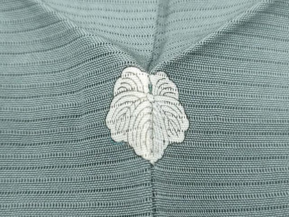 平和屋着物＊夏物　色無地　絽　薄青色　正絹　逸品　未使用　CABG8610th