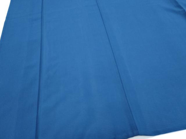 平和屋着物＊夏物　色無地　絽　青藍色　正絹　逸品　CABG8614th