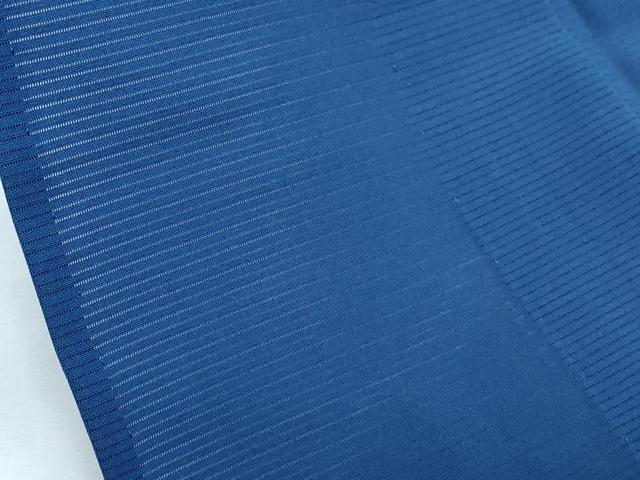 平和屋着物＊夏物　色無地　絽　青藍色　正絹　逸品　CABG8614th