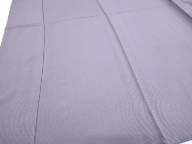 平和屋着物＊夏物　色無地　絽　鳩羽色　正絹　逸品　CABG8615th