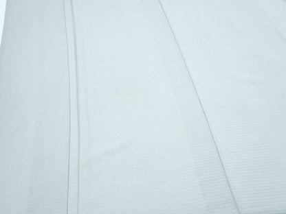 平和屋着物＊夏物　色無地　絽　白練色　正絹　逸品　CABG8616th