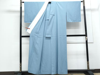 平和屋着物＊夏物　色無地　絽　薄花色　正絹　逸品　CABG8620th