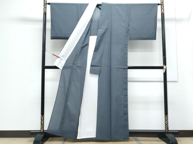 平和屋着物＊夏物　小紋　格子文　CABG8626th
