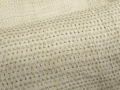 平和屋着物＊夏物　小千谷ちぢみ　吉祥文　麻　逸品　CABG8629th