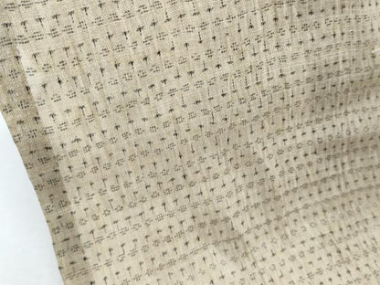 平和屋着物＊夏物　小千谷ちぢみ　吉祥文　麻　逸品　CABG8629th