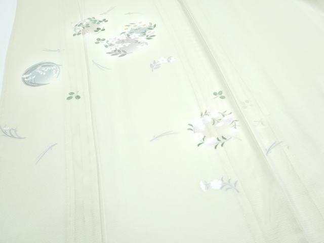 平和屋着物＊夏物　訪問着　絽　花丸文　正絹　逸品　CABG8632th