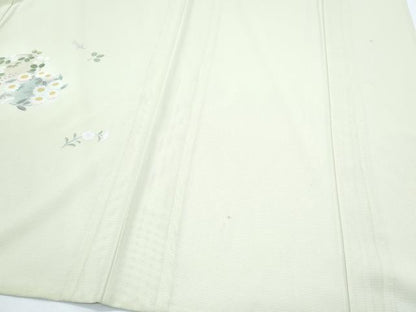 平和屋着物＊夏物　訪問着　絽　花丸文　正絹　逸品　CABG8632th