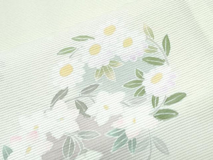平和屋着物＊夏物　訪問着　絽　花丸文　正絹　逸品　CABG8632th