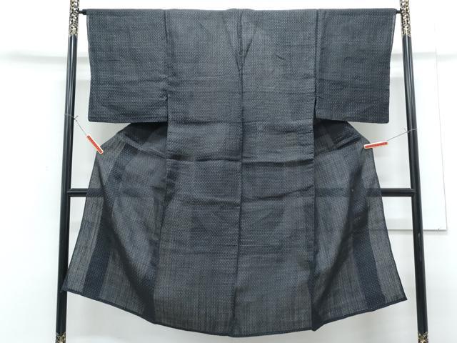 平和屋着物＊夏物　男性　上布　吉祥文　麻　逸品　CABG8650th