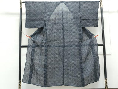 平和屋着物＊夏物　重要無形文化財　本場宮古上布　吉祥文　芋麻　逸品　CABG8653th