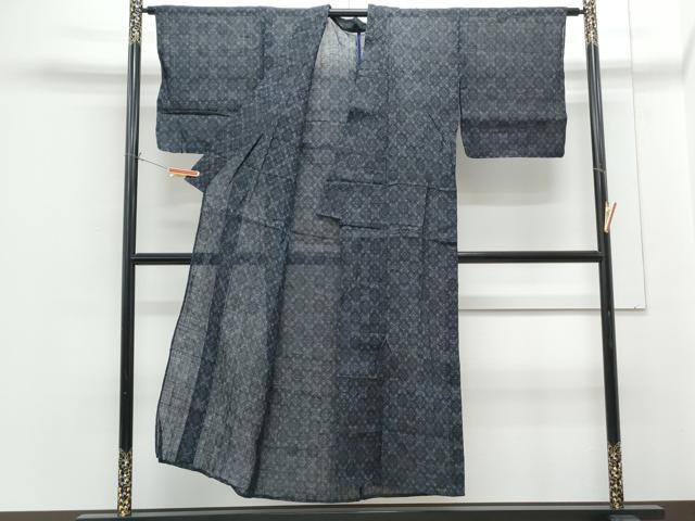 平和屋着物＊夏物　重要無形文化財　本場宮古上布　吉祥文　芋麻　逸品　CABG8653th