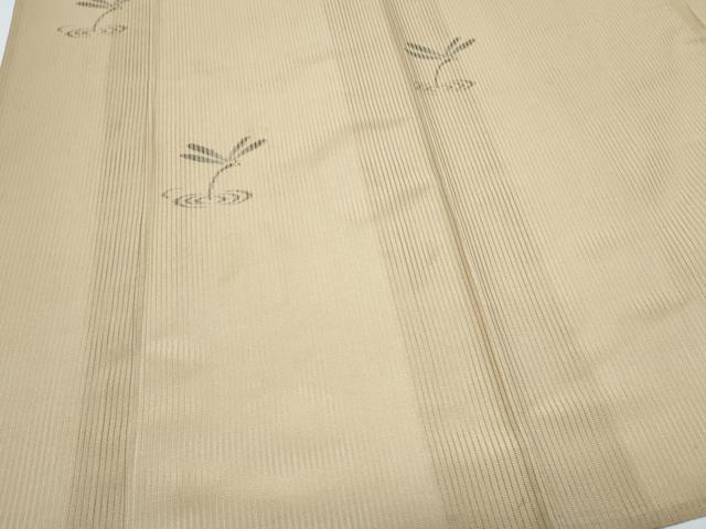 平和屋着物＊夏物　絽芭蕉　縦絽　トンボ　正絹　逸品　CABG8657th