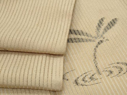 平和屋着物＊夏物　絽芭蕉　縦絽　トンボ　正絹　逸品　CABG8657th
