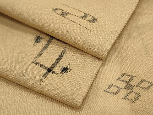 平和屋着物＊夏物　本場琉球絣　夏琉球　正絹　逸品　CABG8659th