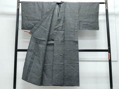 平和屋着物＊夏物　男性　上布　100亀甲　総詰め　麻　逸品　CABG8663th