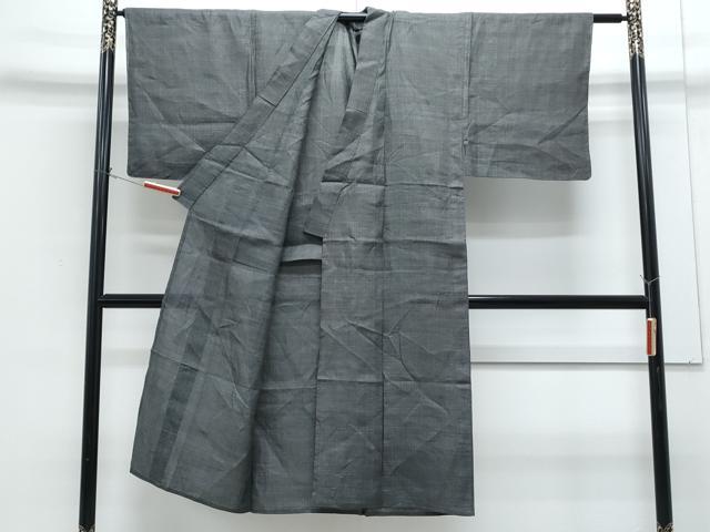 平和屋着物＊夏物　男性　上布　100亀甲　総詰め　麻　逸品　CABG8663th