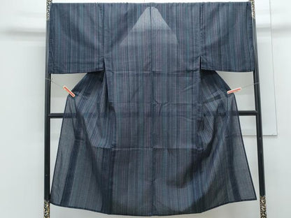 平和屋着物∴夏物　男性　浴衣　こむさでもーど・COMME CA DU MODE　間道　綿　逸品　CABG8666th