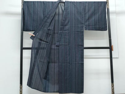 平和屋着物∴夏物　男性　浴衣　こむさでもーど・COMME CA DU MODE　間道　綿　逸品　CABG8666th