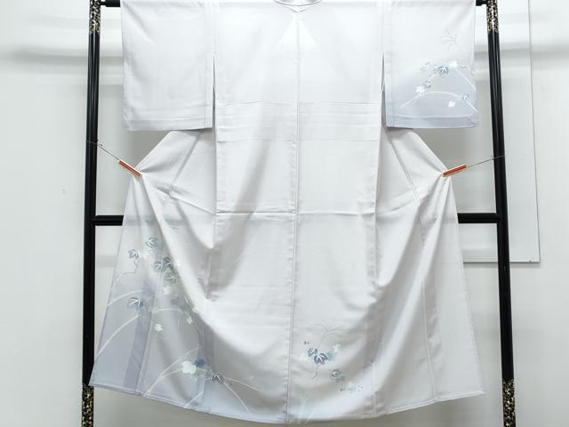 平和屋着物＊夏物　訪問着　絽　蔦の葉文　さんび謹製　洗える着物　CABG8672th