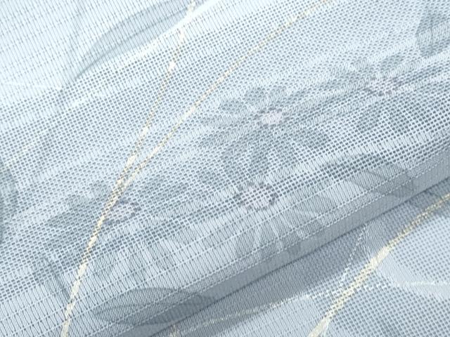 平和屋着物＊夏物　訪問着　流水花文　暈し染め　金彩　正絹　逸品　CABG8673th