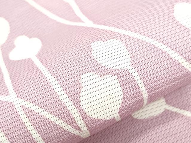 平和屋着物＊夏物　訪問着　絽　草葉文　正絹　逸品　CABG8678th