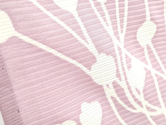 平和屋着物＊夏物　訪問着　絽　草葉文　正絹　逸品　CABG8678th