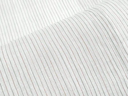 平和屋着物＊夏物 小千谷ちぢみ 縞 反端付き 正絹 逸品 CABG8685th