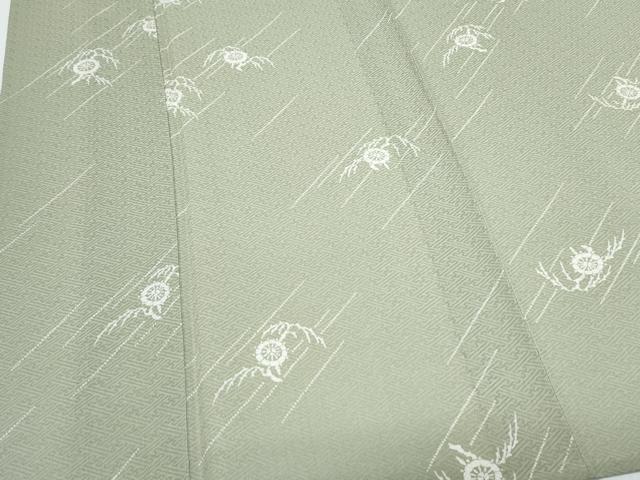 平和屋着物＊夏物　小紋　紗綾形紋紗　吉祥文　CABG8689th