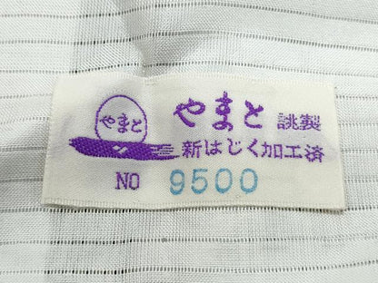 平和屋着物＊夏物 紗紬 縞 やまと誂製 正絹 逸品 CABG8690th