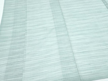 平和屋着物＊夏物　紗紬　藍　霞文　正絹　逸品　CABG8694th