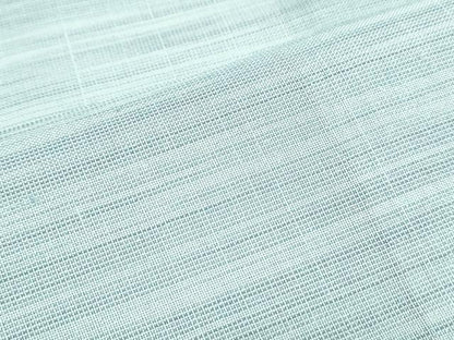 平和屋着物＊夏物　紗紬　藍　霞文　正絹　逸品　CABG8694th