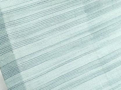 平和屋着物＊夏物　紗紬　藍　霞文　正絹　逸品　CABG8694th