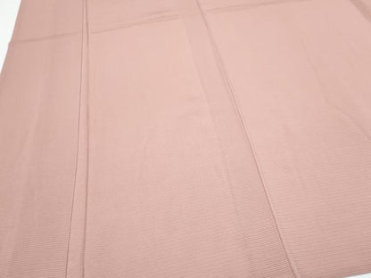 平和屋着物＊夏物　色無地　絽　薄紅色　正絹　逸品　CABG8698th