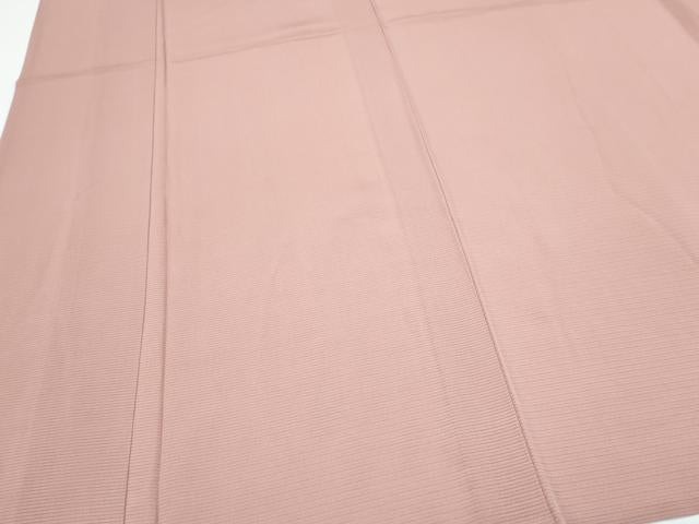 平和屋着物＊夏物　色無地　絽　薄紅色　正絹　逸品　CABG8698th
