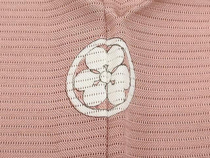平和屋着物＊夏物　色無地　絽　薄紅色　正絹　逸品　CABG8698th