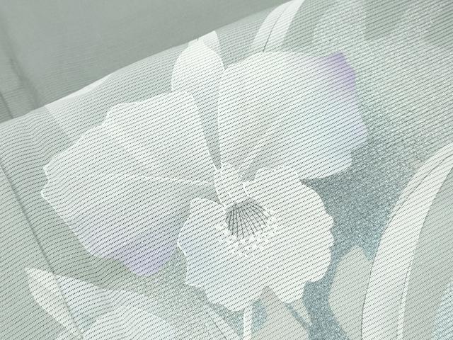 平和屋着物＊夏物　訪問着　絽　草花文　暈し染め　正絹　逸品　CABG8704th