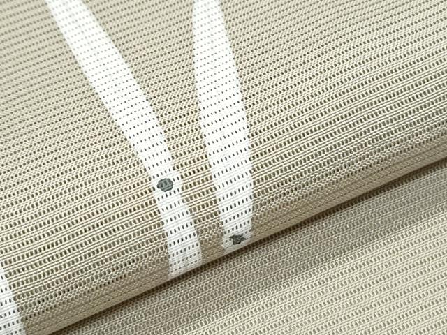 平和屋着物＊夏物　訪問着　絽　駒刺繍　流水草花文　正絹　逸品　CABG8706th