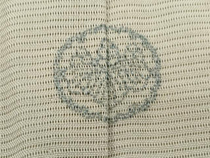 平和屋着物＊夏物　訪問着　絽　駒刺繍　流水草花文　正絹　逸品　CABG8706th
