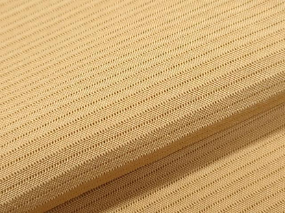 平和屋着物＊夏物　色無地　絽　黄橡色　正絹　逸品　CABG8710th