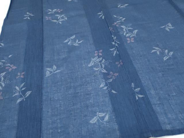 平和屋着物＊夏物　小紋　草花文　CABG8716th