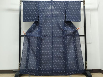 平和屋着物＊夏物　本場琉球絣　夏琉球　正絹　逸品　CABG8717th