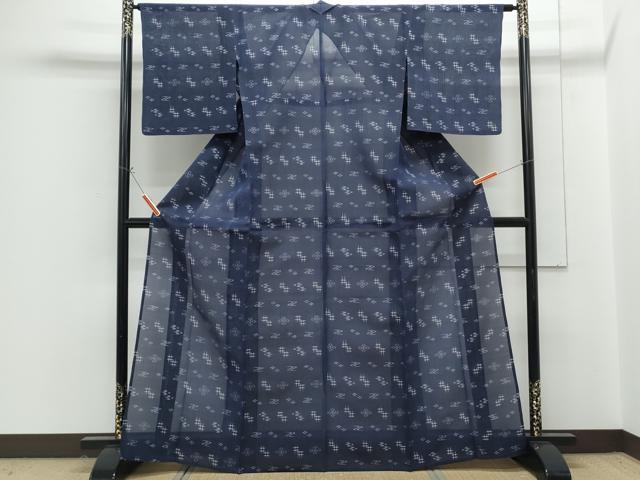 平和屋着物＊夏物　本場琉球絣　夏琉球　正絹　逸品　CABG8717th
