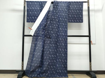平和屋着物＊夏物　本場琉球絣　夏琉球　正絹　逸品　CABG8717th