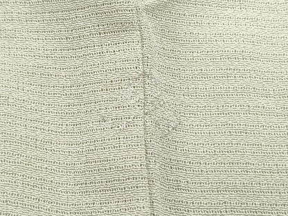 平和屋着物＊夏物　色無地　絽縮緬　白橡色　正絹　逸品　CABG8718th