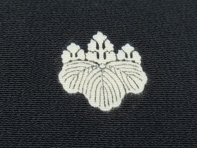 平和屋着物■豪華黒留袖　駒刺繍　几帳飛鶴花文　金彩　正絹　逸品　CABG8721th