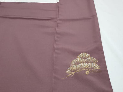 平和屋着物■訪問着　手描き　枝松文　金銀彩　正絹　逸品　CABG8725th