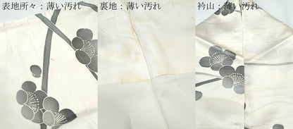 平和屋着物■上質な小紋　露芝梅文　正絹　逸品　CABG8753th