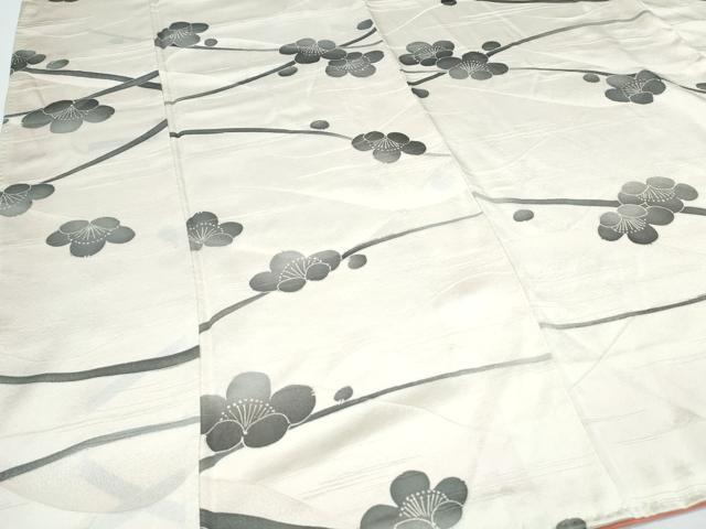 平和屋着物■上質な小紋　露芝梅文　正絹　逸品　CABG8753th