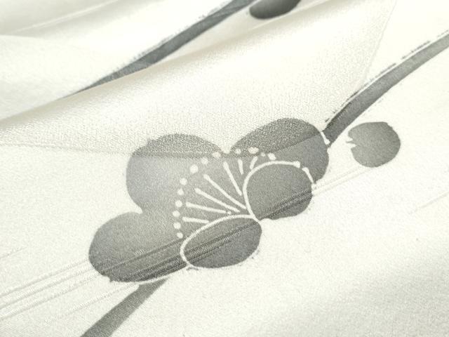 平和屋着物■上質な小紋　露芝梅文　正絹　逸品　CABG8753th