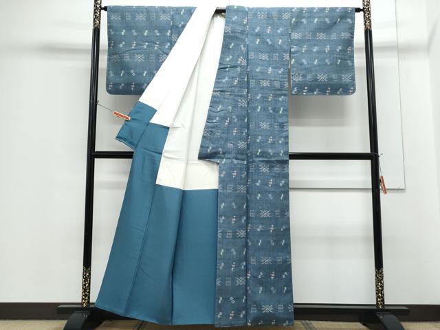 平和屋着物■上質な紬　吉祥文　正絹　逸品　未使用　CABG8755th